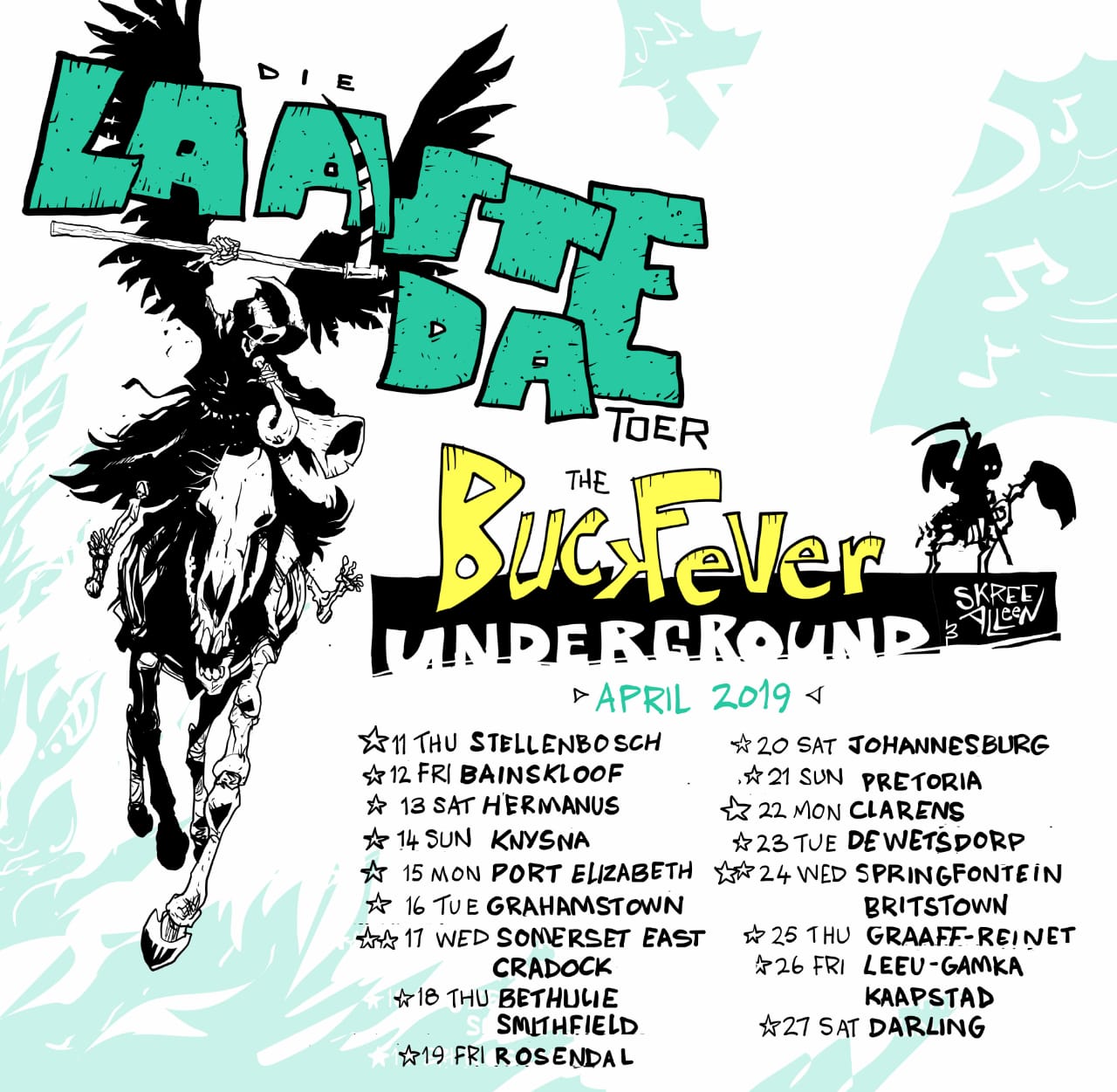 Laaste Dae-toer poster