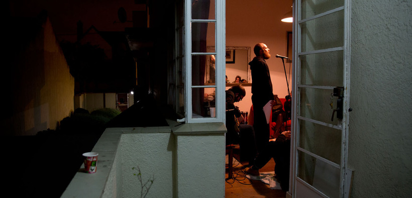 City soiree at Gerhard's house. Photo: Sam Reinders.