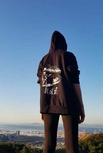 Hoodie black back